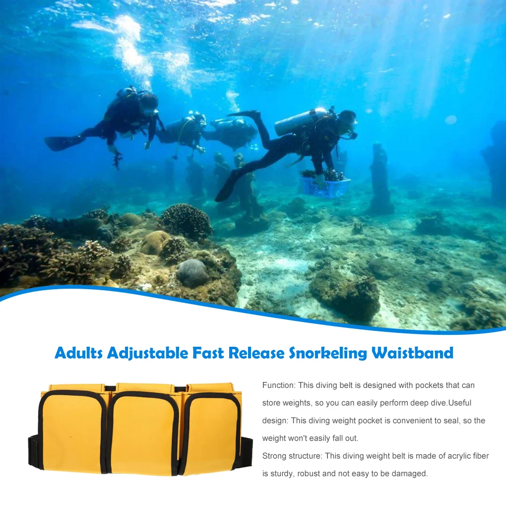 Women Men Diving Weight Pocket Foldable Fast Release Belt Underwater Storage Waistband Outdoor Sports Gear 4 Pockets
Women Men Diving Weight Pocket Foldable Fast Release Belt Underwater Storage Waistband Outdoor Sports Gear 4 Pockets