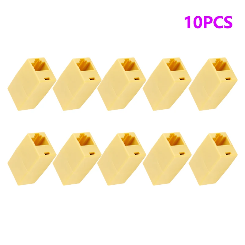 10Pcs RJ-45 Socket RJ45 Splitter Connector Cat5 LAN Ethernet Splitter Adapter Network Modular Plug For PC Lan Cable Joiner
10Pcs RJ-45 Socket RJ45 Splitter Connector Cat5 LAN Ethernet Splitter Adapter Network Modular Plug For PC Lan Cable Joiner