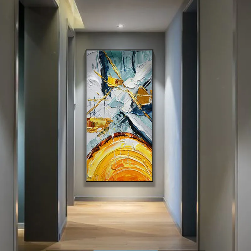 Hand-painted Oil Painting Modern Art Painting Abstract Porch Decoration Creative Light Luxury Hanging Painting
Hand-painted Oil Painting Modern Art Painting Abstract Porch Decoration Creative Light Luxury Hanging Painting