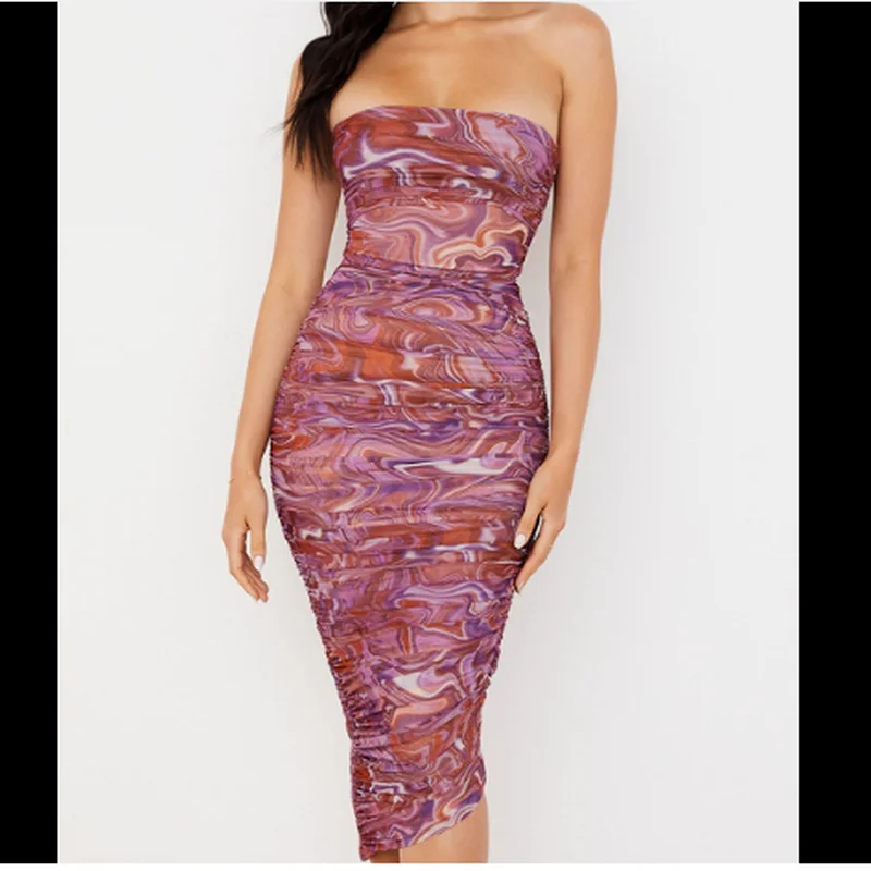 Bodycon Dress Women Party Dress 2022 High Quality Strapless Elegant Sexy Midi Dress Holiday Mesh Celebrity Evening Club Dress
Bodycon Dress Women Party Dress 2022 High Quality Strapless Elegant Sexy Midi Dress Holiday Mesh Celebrity Evening Club Dress