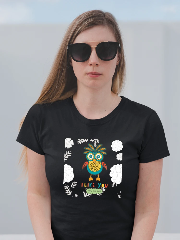 Yeskuni I Like You Women's T-Shirts Owl Cartoon 2022 Fashion European Streetwear Summer Short Sleeve Soft Girl Aesthetic Clothes
Yeskuni I Like You Women's T-Shirts Owl Cartoon 2022 Fashion European Streetwear Summer Short Sleeve Soft Girl Aesthetic Clothes