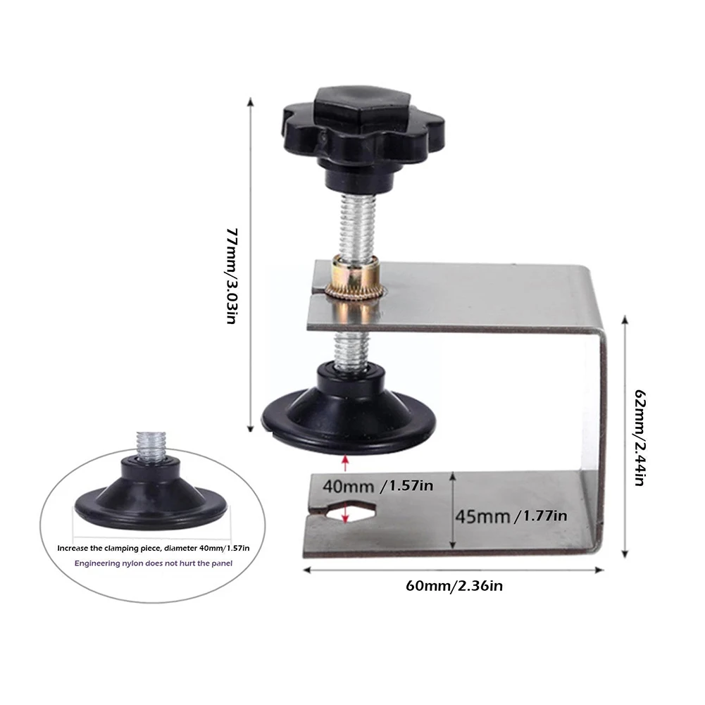 1pc Stainless Steel Drawer Front Mounting Clip Easy Adjustment U Shape Bow Clamp For Wood Working Weldering Constructing
1pc Stainless Steel Drawer Front Mounting Clip Easy Adjustment U Shape Bow Clamp For Wood Working Weldering Constructing