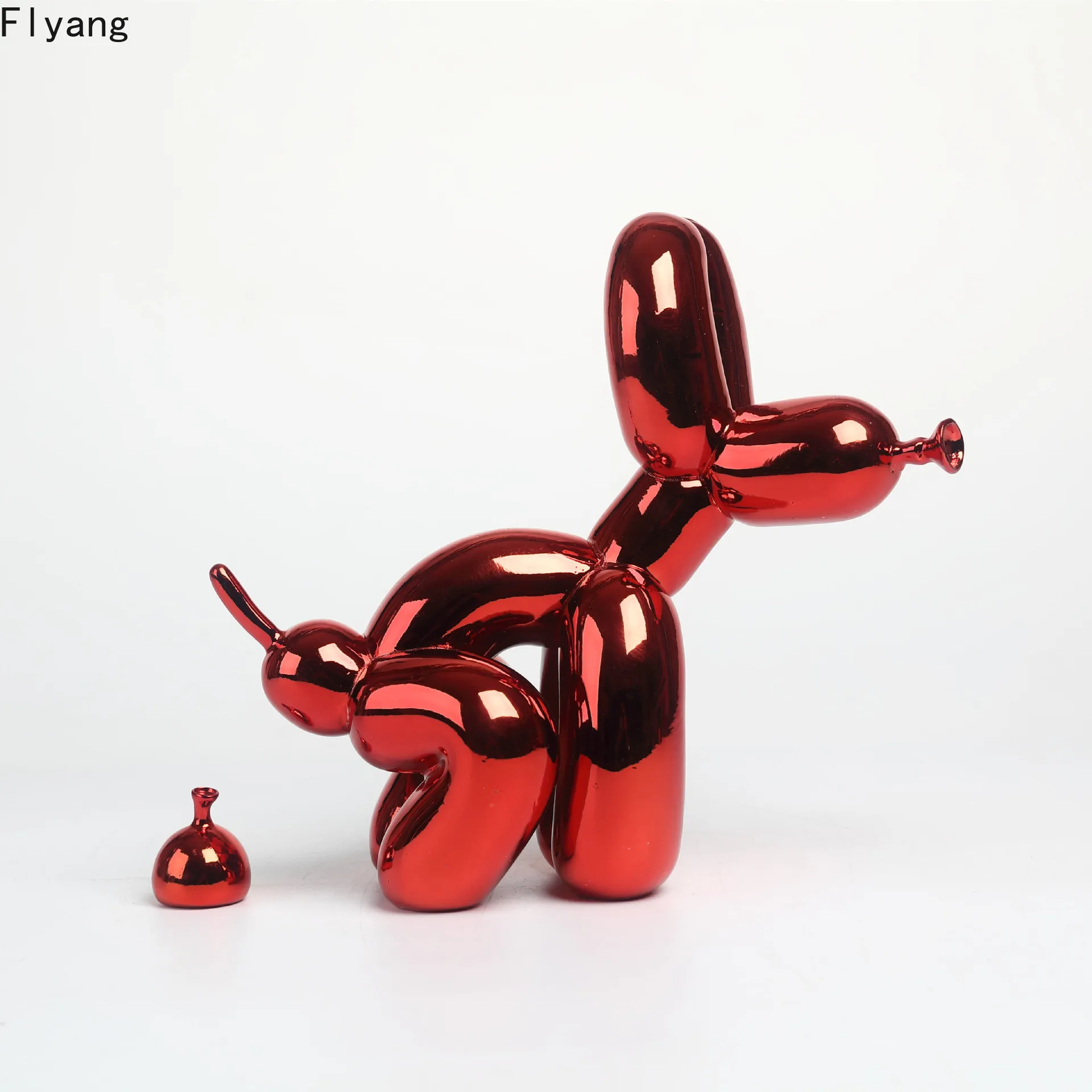 Creative poop balloon dog resin statue ornament Nordic home desktop decoration animal art sculpture living room decoration
Creative poop balloon dog resin statue ornament Nordic home desktop decoration animal art sculpture living room decoration