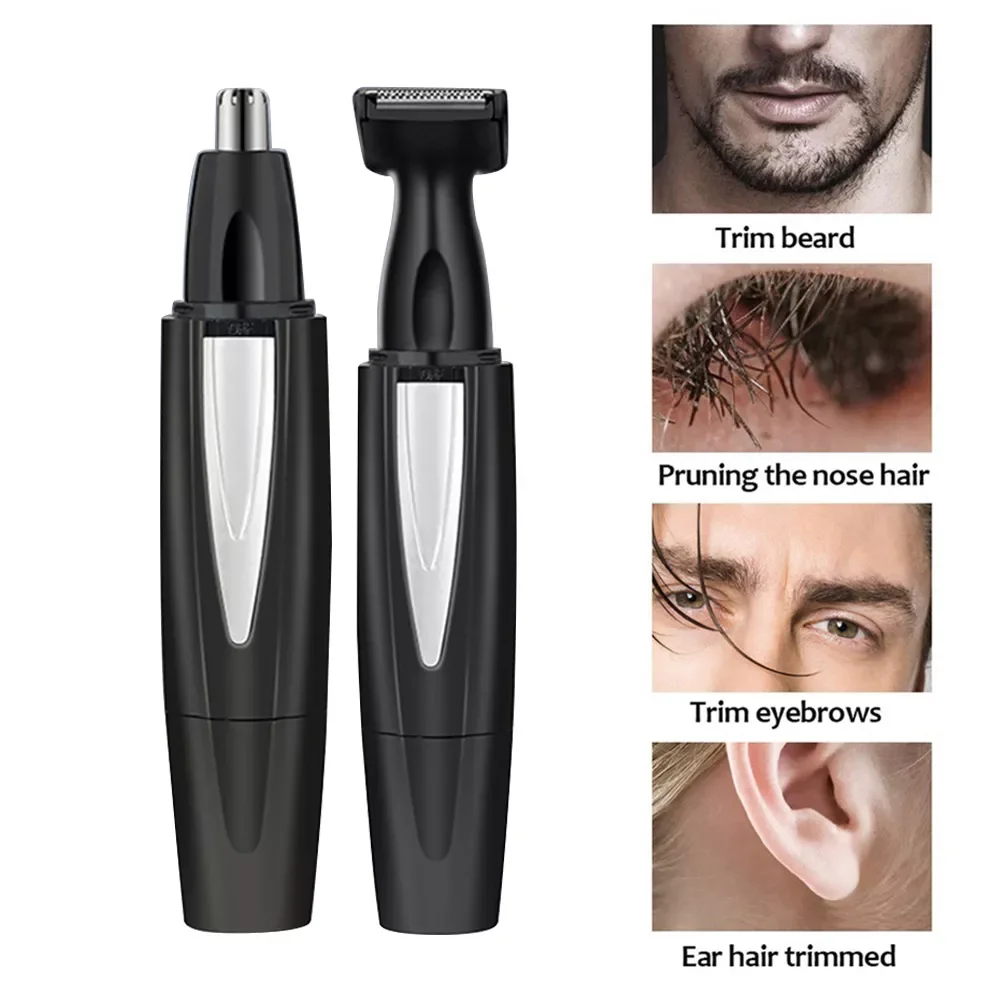 2 in 1 Electric Facial Hair Trimmer USB Charging Nose Ear Hair Shaver Sideburner Eyebrow Scraper Razor Cleaner Shaving Tool
2 in 1 Electric Facial Hair Trimmer USB Charging Nose Ear Hair Shaver Sideburner Eyebrow Scraper Razor Cleaner Shaving Tool