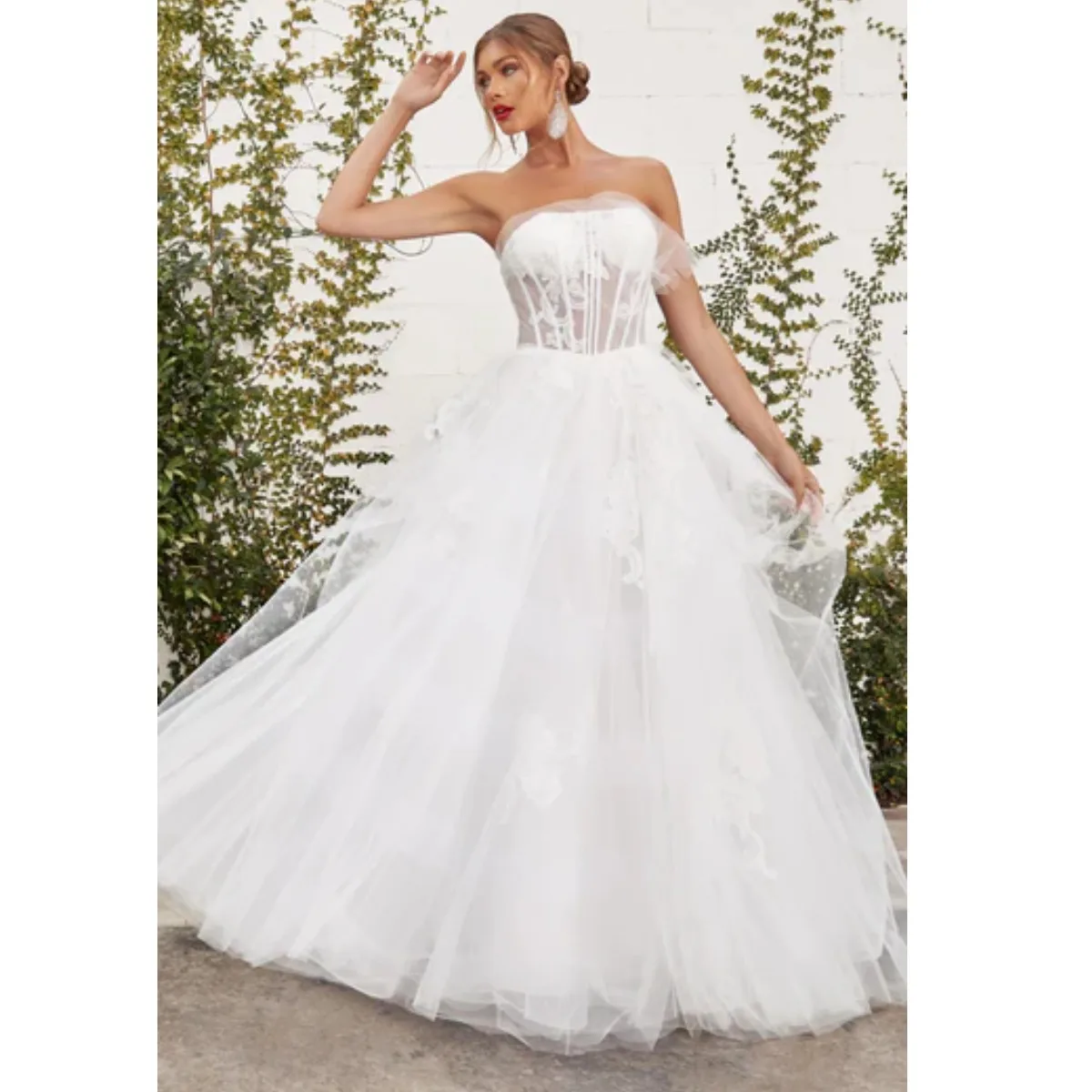 Strapless Lace Wedding Dress for Women 2023 Bride Tulle Sleeveless Simple Floor Length A-Line Maxi Gown Vestidos
Strapless Lace Wedding Dress for Women 2023 Bride Tulle Sleeveless Simple Floor Length A-Line Maxi Gown Vestidos