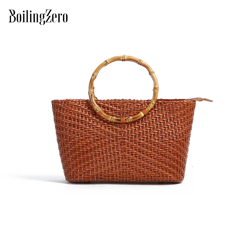 Woven Leather Luxury Bag Hand Craft Artisans Crossbody Knitting Bag Female Tote Top-Handle Luxurious Women's Shoulder Handbag
Woven Leather Luxury Bag Hand Craft Artisans Crossbody Knitting Bag Female Tote Top-Handle Luxurious Women's Shoulder Handbag