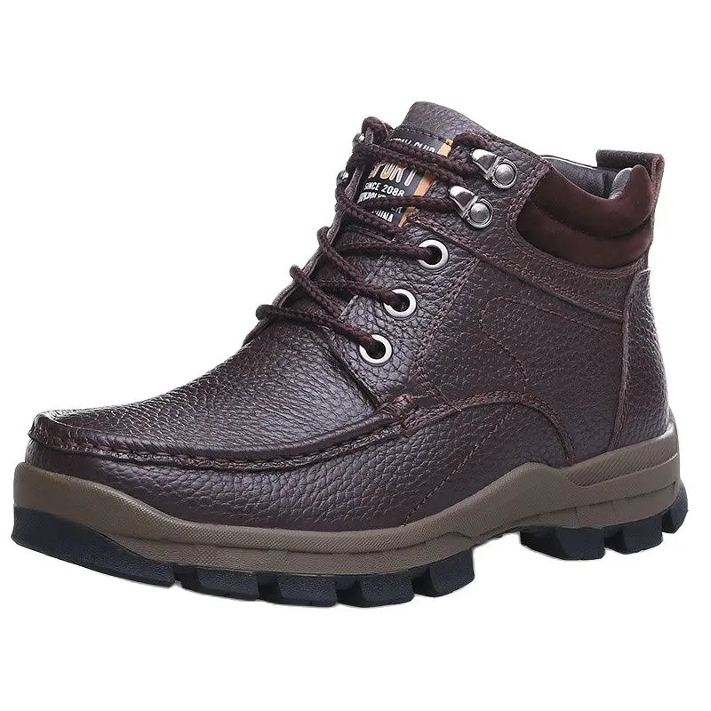 Winter Brand Big Size Men Shoes Men's Boots Genuine Leather Warm Snow Boots Casual Men Motorcycle Boots Botas Hombre
Winter Brand Big Size Men Shoes Men's Boots Genuine Leather Warm Snow Boots Casual Men Motorcycle Boots Botas Hombre