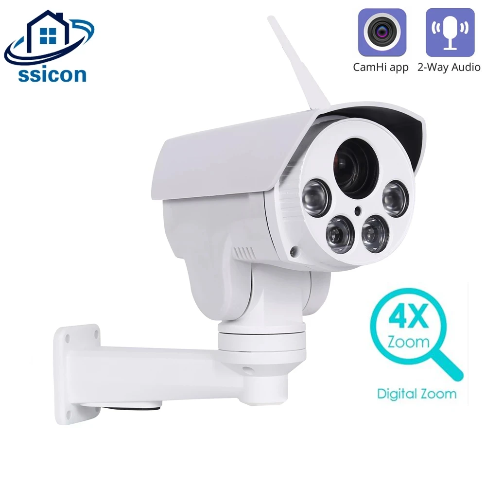 5-мегапиксельная PTZ IP-камера наружная WIFI CCTV 4X зум-объектив двухстороннее аудио скоростная купольная Защита Безопасности Беспроводная камера CamHi APP
5-мегапиксельная PTZ IP-камера наружная WIFI CCTV 4X зум-объектив двухстороннее аудио скоростная купольная Защита Безопасности Беспроводная камера CamHi APP