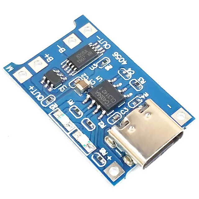 USB 5V 1A 18650 TP4056 Lithium Battery Charger Module Charging Board with Protection Dual Functions 1A Li-ion
USB 5V 1A 18650 TP4056 Lithium Battery Charger Module Charging Board with Protection Dual Functions 1A Li-ion