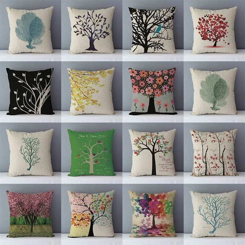 Wholesale plants life trees printed cozy cushion for couch seat back cushions home decorative pillows 45x45cm without core MYJG
Wholesale plants life trees printed cozy cushion for couch seat back cushions home decorative pillows 45x45cm without core MYJG