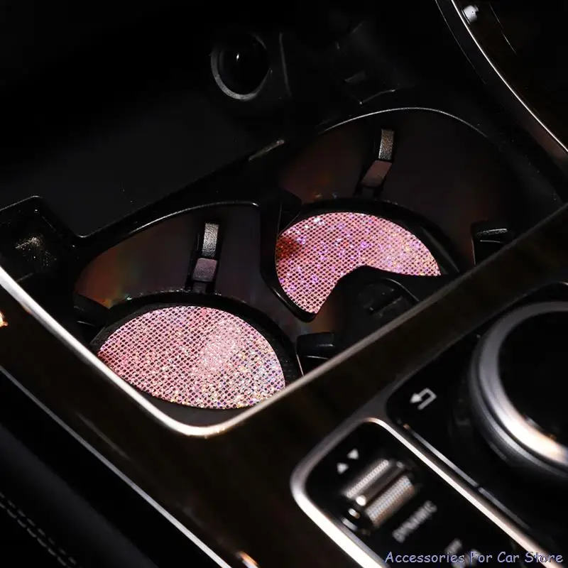 2Pcs Universal Bling Bling Car Coasters Cup Bottle Holder Anti-Slip Pad Mat Colorful Pu Coaster Mat Car Interior Accessories
2Pcs Universal Bling Bling Car Coasters Cup Bottle Holder Anti-Slip Pad Mat Colorful Pu Coaster Mat Car Interior Accessories