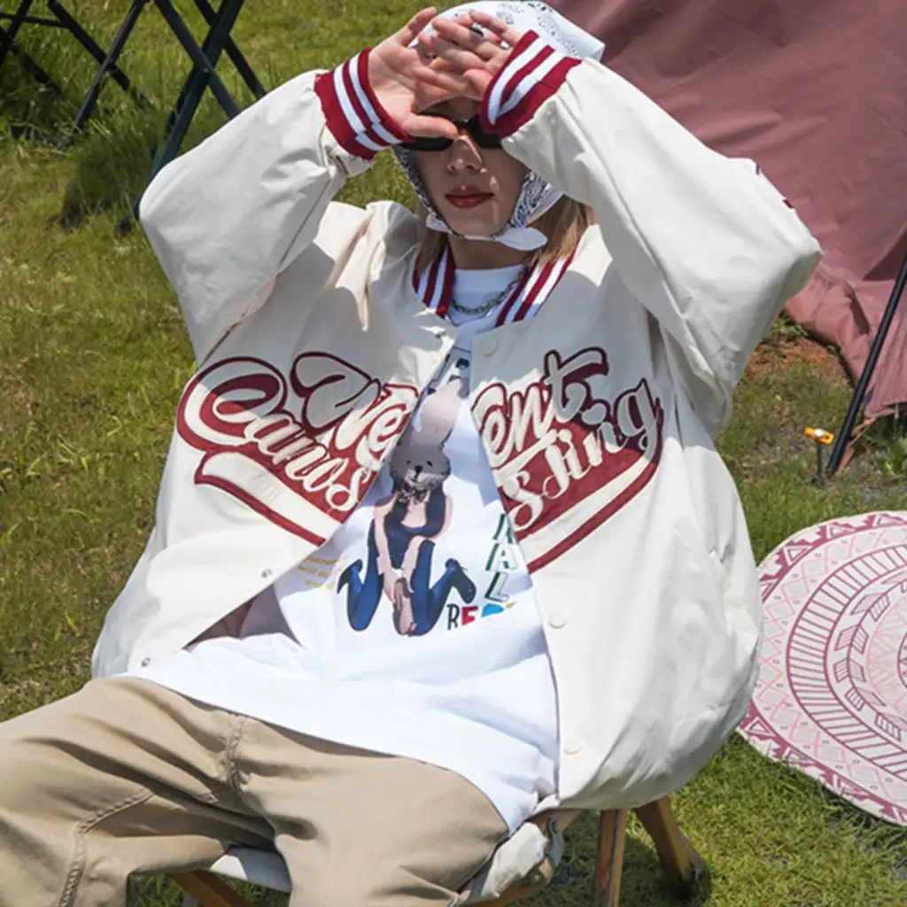 2022 winter new Oversized letters baseball uniform loose street Harajuku oversize jacket men and women couples jacket ladies top
2022 winter new Oversized letters baseball uniform loose street Harajuku oversize jacket men and women couples jacket ladies top