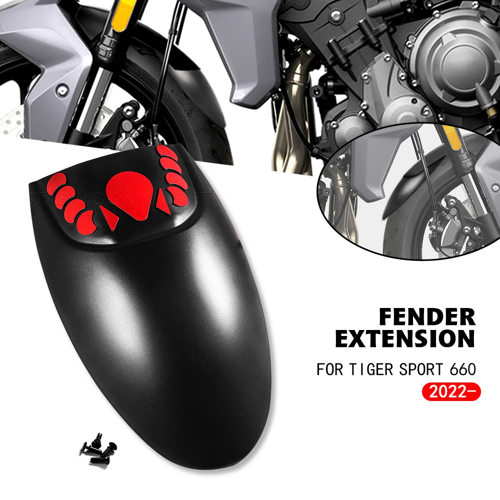 For Tiger Sport 660 2022 2023 - Motorcycle Accessories Front Fender Mudguard Extender Extension
For Tiger Sport 660 2022 2023 - Motorcycle Accessories Front Fender Mudguard Extender Extension