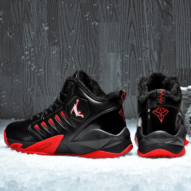 Winter Sports Shoes Warm Plush Basketball Shoes Men Outdoor Warm Basketball Boots Athletics Basket Shoes Chaussures De Basket
Winter Sports Shoes Warm Plush Basketball Shoes Men Outdoor Warm Basketball Boots Athletics Basket Shoes Chaussures De Basket