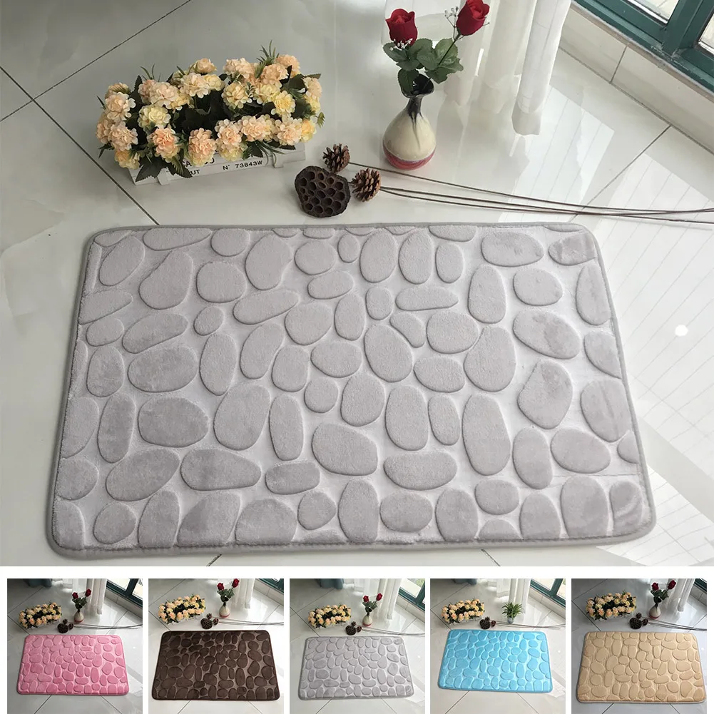 40*60cm Home Floor Mat Cobblestone Embossed Bedroom Carpet Mat Kitchen Foot Mat Home Bathroom Absorbent Non-Slip Mat
40*60cm Home Floor Mat Cobblestone Embossed Bedroom Carpet Mat Kitchen Foot Mat Home Bathroom Absorbent Non-Slip Mat