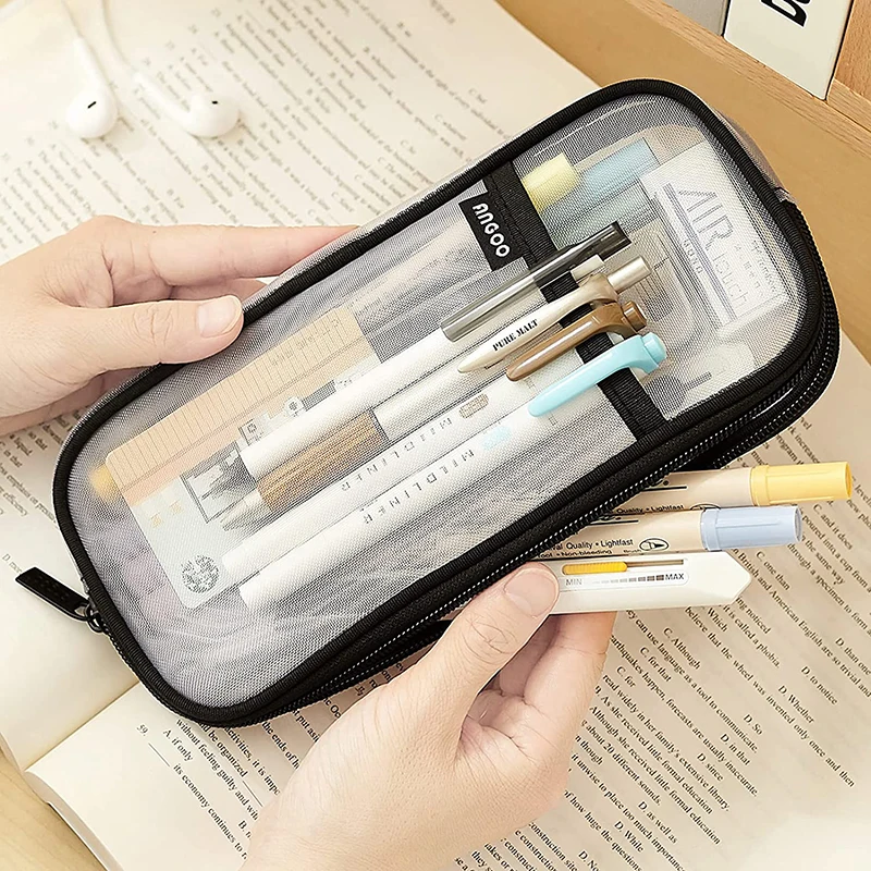 1 PCS Creative Mesh Transparent Cute Square/Oval Portable Pen Pencil Pouch Bag School Office Supply Stationery Case New
1 PCS Creative Mesh Transparent Cute Square/Oval Portable Pen Pencil Pouch Bag School Office Supply Stationery Case New