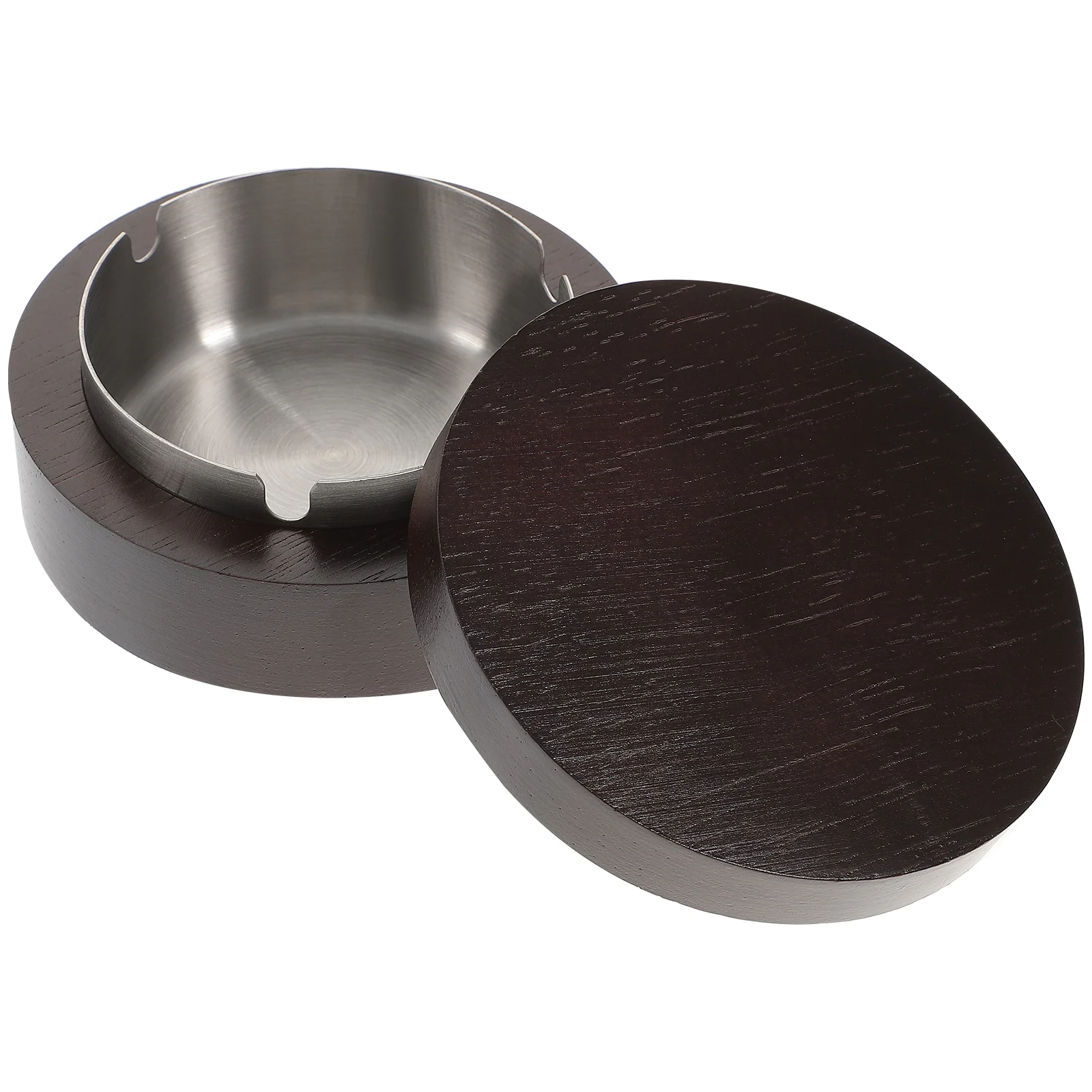 Ashtray Wooden Lid Cigar Windproof Tabletop Rustic Decoration Retro Ashtrays Portable Metal Liner
Ashtray Wooden Lid Cigar Windproof Tabletop Rustic Decoration Retro Ashtrays Portable Metal Liner