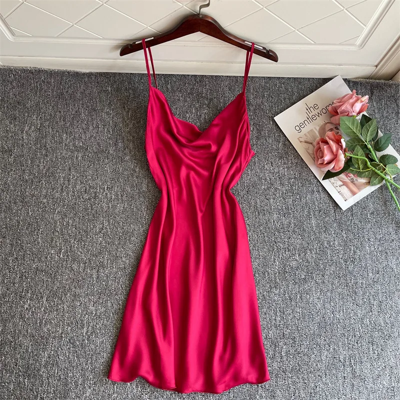 Silk Satin Elegant Ladies Nightdress Lace Sleepwear Sexy Nightgown Women's Sleepdress Women's Dresses Free Shipping Promotion
Silk Satin Elegant Ladies Nightdress Lace Sleepwear Sexy Nightgown Women's Sleepdress Women's Dresses Free Shipping Promotion