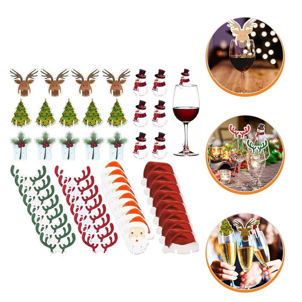Glass Charms Cup Markers Charm Tags Christmas Wooden Marker Drink Party Decor Decorativeholiday Clip Drinking Clips Distinguishe
Glass Charms Cup Markers Charm Tags Christmas Wooden Marker Drink Party Decor Decorativeholiday Clip Drinking Clips Distinguishe