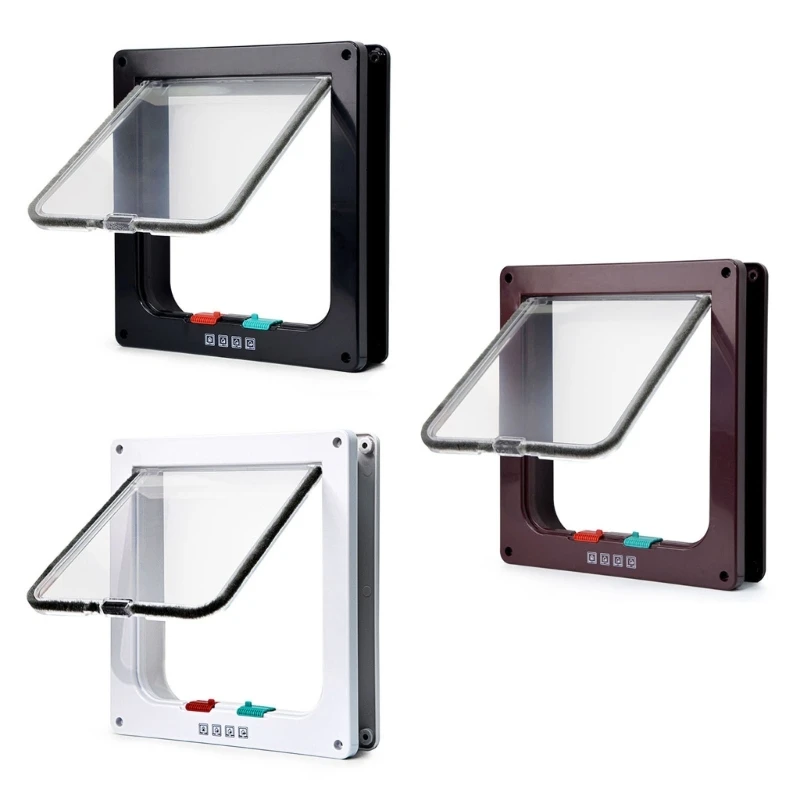 6XDE Flap Cats Door Pet Flap Door Controllable Access Way Door Gate Dog Supplies
6XDE Flap Cats Door Pet Flap Door Controllable Access Way Door Gate Dog Supplies