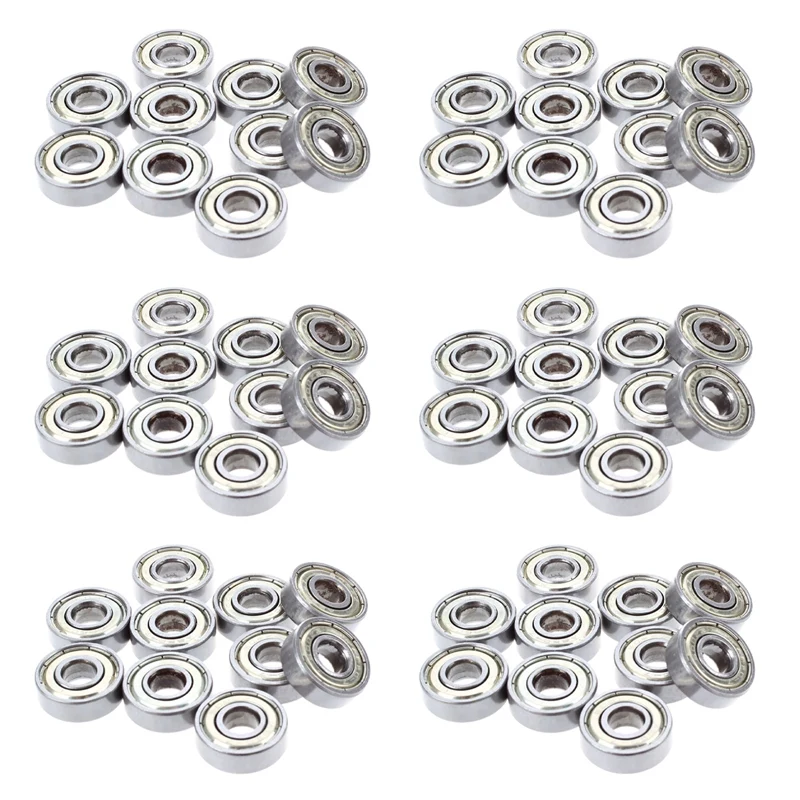 New 60 Pcs. Ball Bearings Miniature Deep Groove Ball Bearings 608 ZZ 8 X 22 X 7Mm Bearing Steel
New 60 Pcs. Ball Bearings Miniature Deep Groove Ball Bearings 608 ZZ 8 X 22 X 7Mm Bearing Steel