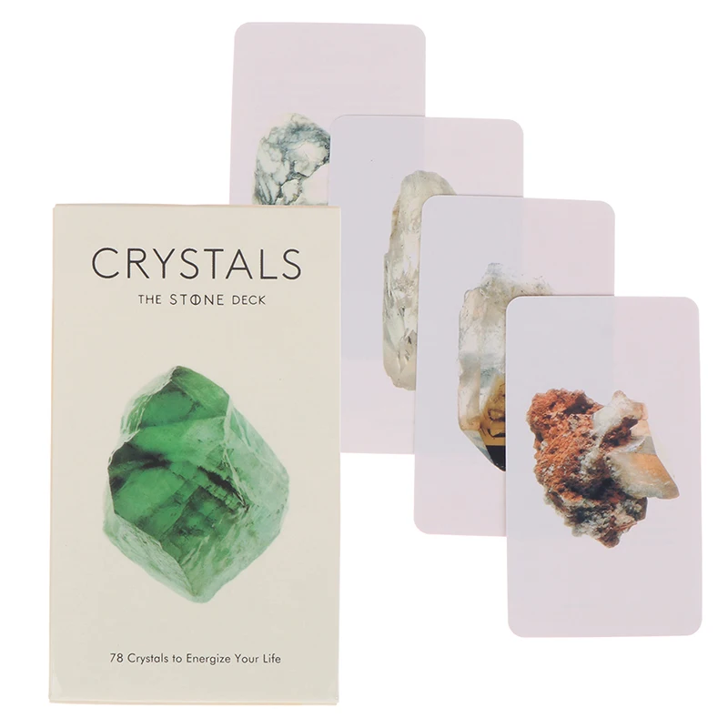Crystals The Stone Deck Tarot Cards English Version Tarot Board Games Divination Fate Home Family Entertainment Games
Crystals The Stone Deck Tarot Cards English Version Tarot Board Games Divination Fate Home Family Entertainment Games