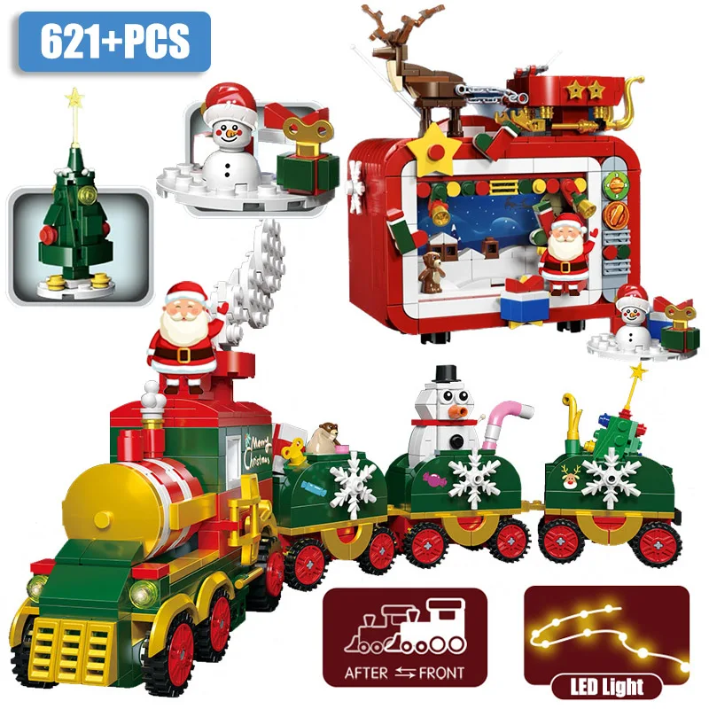 2022 New Christmas Winter Village Train Santa Claus Elk Snowman TV With LED Light Building Blocks Bricks Toys For Children Gifts
2022 New Christmas Winter Village Train Santa Claus Elk Snowman TV With LED Light Building Blocks Bricks Toys For Children Gifts