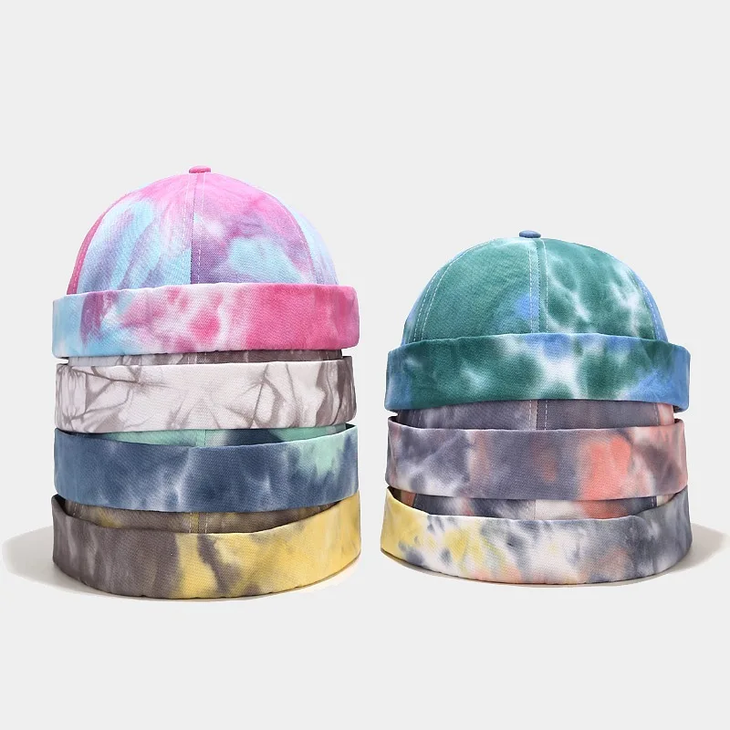 New Colorful Graffiti Chinese Landlord Hat Female Spring and Summer Travel Sun Protection Tide Street Couple Tie-Dye Skullcap
New Colorful Graffiti Chinese Landlord Hat Female Spring and Summer Travel Sun Protection Tide Street Couple Tie-Dye Skullcap