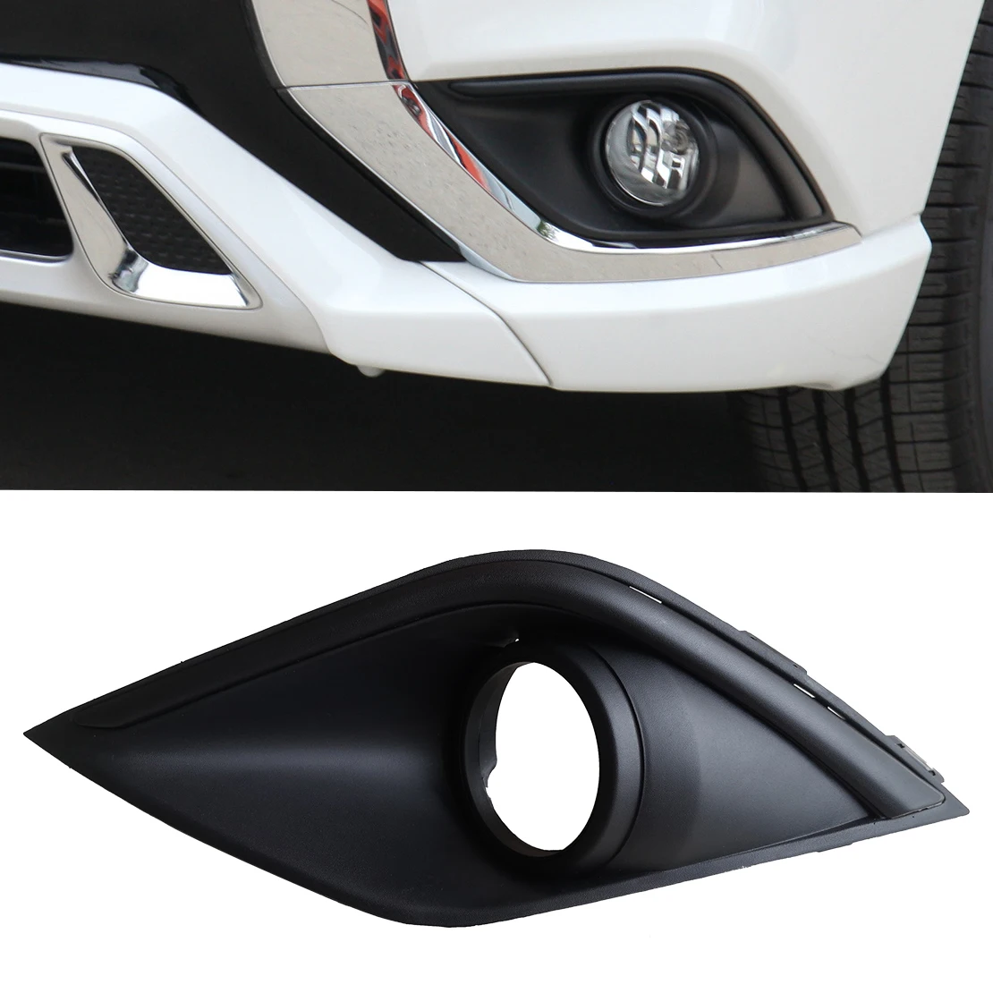 6400J683 Front Left Bumper Fog Light Cover Trim Bezel Grille Frame Fit for Mitsubishi Outlander 2019 2020 Black Plastic
6400J683 Front Left Bumper Fog Light Cover Trim Bezel Grille Frame Fit for Mitsubishi Outlander 2019 2020 Black Plastic