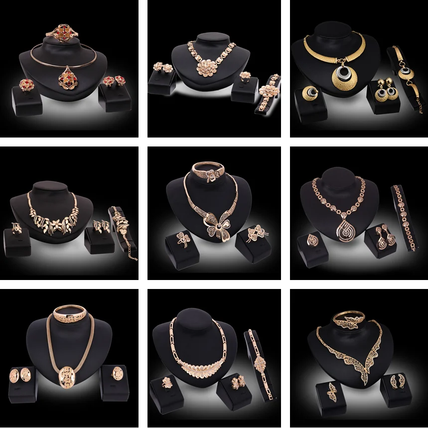 Ladies Jewelry Set Europe and America Hot Selling New Stud Necklace Four Piece Set Earrings Water Drop Pendant Jewelry Wholesale
Ladies Jewelry Set Europe and America Hot Selling New Stud Necklace Four Piece Set Earrings Water Drop Pendant Jewelry Wholesale