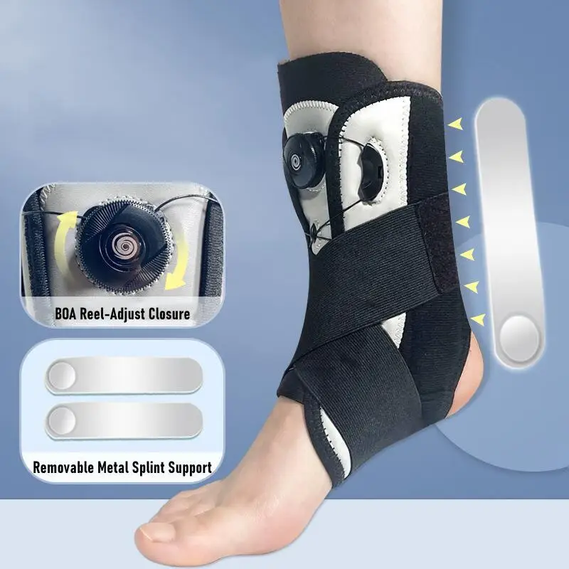 1PCS Adjustable Sprain Ankle Support Brace Men Women Sport Orthosis Ankle Protector Strap with Splint Stabilizer Injury Recovery
1PCS Adjustable Sprain Ankle Support Brace Men Women Sport Orthosis Ankle Protector Strap with Splint Stabilizer Injury Recovery