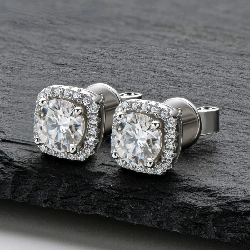 Super Flash Earrings 1CT Moissanite Passed the Diamond Test 100% S925 Sterling Silver Women's High Jewelry
Super Flash Earrings 1CT Moissanite Passed the Diamond Test 100% S925 Sterling Silver Women's High Jewelry