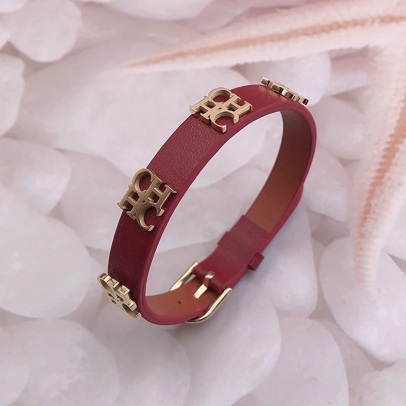 Fateama Simple Stainless Steel Letter CH Combination Women's Leather Bracelet Classic Everyday Wear Popular Jewelry
Fateama Simple Stainless Steel Letter CH Combination Women's Leather Bracelet Classic Everyday Wear Popular Jewelry