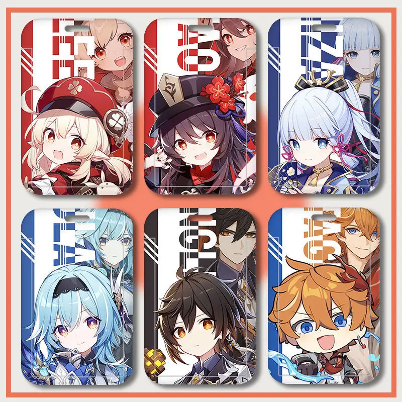 Genshin Impact Anime Card Holder Cartoon Kaedehara Kazuha Hu Tao Id Credit Bank Card Case Protective Cover Children's Pendant
Genshin Impact Anime Card Holder Cartoon Kaedehara Kazuha Hu Tao Id Credit Bank Card Case Protective Cover Children's Pendant