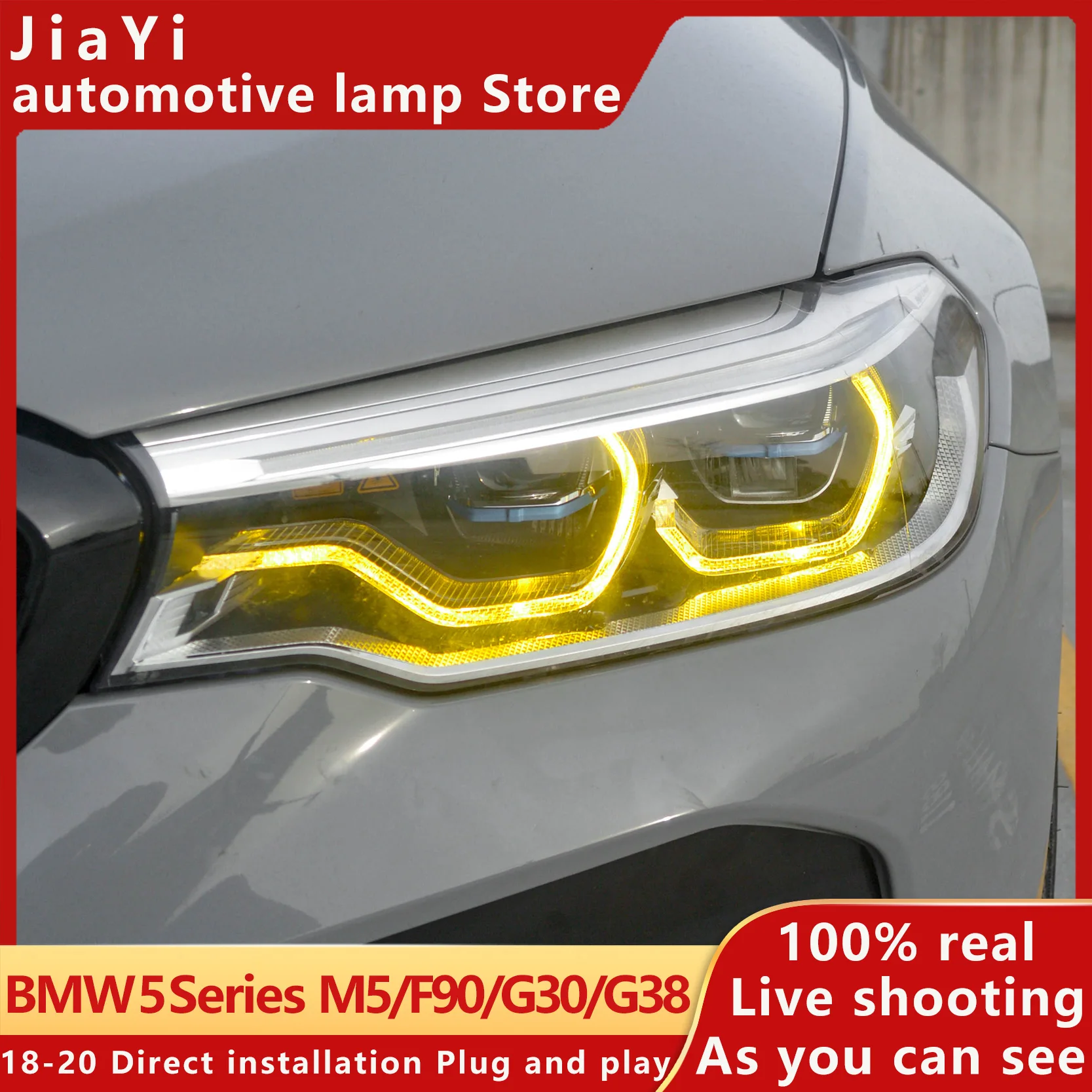 Applicable to 5 Series G30 520 525 530 535 CSL DRL M5 Golden Eye G31 F90 Daylight Lemon Yellow
Applicable to 5 Series G30 520 525 530 535 CSL DRL M5 Golden Eye G31 F90 Daylight Lemon Yellow