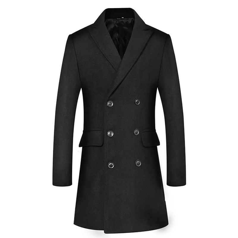 High-end Autumn Winter Men's Wool Blended Coat Double-breasted Lapel Boutique Slim Men's Blended Trench Coat Business Wool Coat
High-end Autumn Winter Men's Wool Blended Coat Double-breasted Lapel Boutique Slim Men's Blended Trench Coat Business Wool Coat