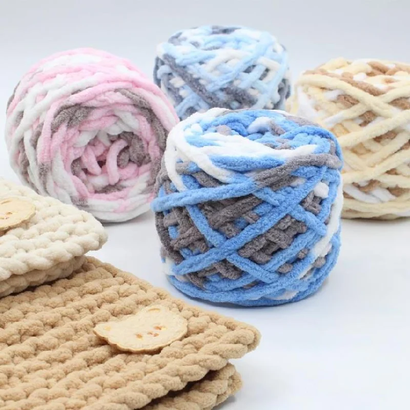 100g/ball Soft Chunky Knit Crochet Wool Yarn Thick Yarn for Hand Knitting DIY Crochet Slipper Hat Scarf Thread Chunky Yarn
100g/ball Soft Chunky Knit Crochet Wool Yarn Thick Yarn for Hand Knitting DIY Crochet Slipper Hat Scarf Thread Chunky Yarn
