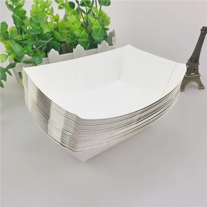 10Pcs White Boat Box Chips Box Disposable Food Packing Box Party Supplies Fried Chicken Chips Snack Packing Box
10Pcs White Boat Box Chips Box Disposable Food Packing Box Party Supplies Fried Chicken Chips Snack Packing Box