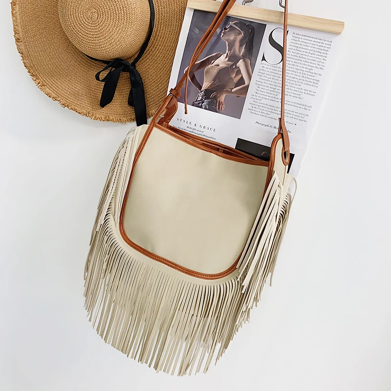Tassel Bags for Women New Luxury Shoudler Designer High Quality Bucket Crossbody Purse Vintage Bag Autumn Handbag Satchel Casual 
Tassel Bags for Women New Luxury Shoudler Designer High Quality Bucket Crossbody Purse Vintage Bag Autumn Handbag Satchel Casual