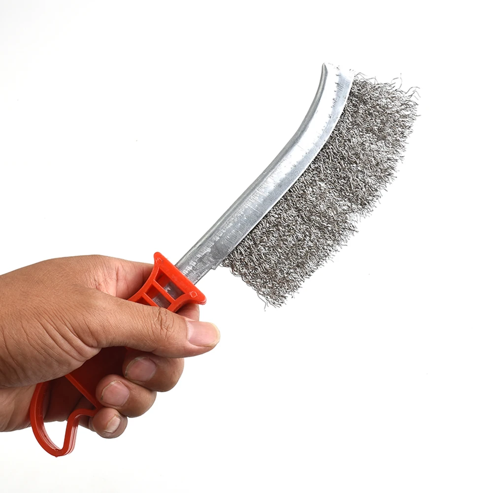 Tools Brush Steel For Metal Rust Hand Stainless Cleaning Removal Welding Prep Red+Silver Seam Durable Practical
Tools Brush Steel For Metal Rust Hand Stainless Cleaning Removal Welding Prep Red+Silver Seam Durable Practical
