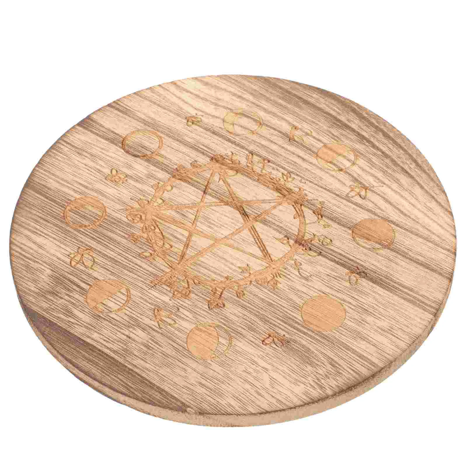 

Настольная астрологическая Тарелка деревянная гадания реквизит декор уникальная настольная креативная доска держатель палочек