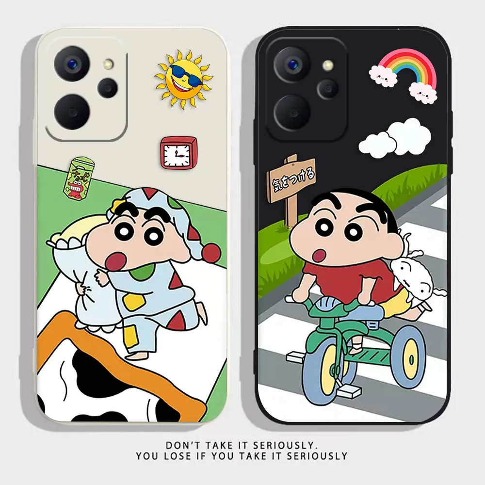 

Funny C-Crayon S-Shin C-Chan Phone Case For OPPO Realme 10 9 8 8I C30 C31 C33 C35 C55 GT NEO 2 3 5 NARZO 50 5G Case Funda Shell