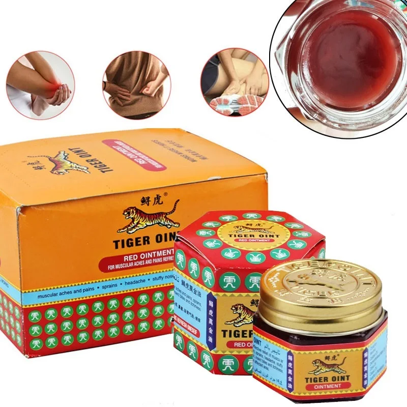 6Pcs Original Red White Tiger Balm Ointment Tiger Oint Painkiller Cream Muscle Pain Relief massage Ointment Soothe itch Plaster
6Pcs Original Red White Tiger Balm Ointment Tiger Oint Painkiller Cream Muscle Pain Relief massage Ointment Soothe itch Plaster