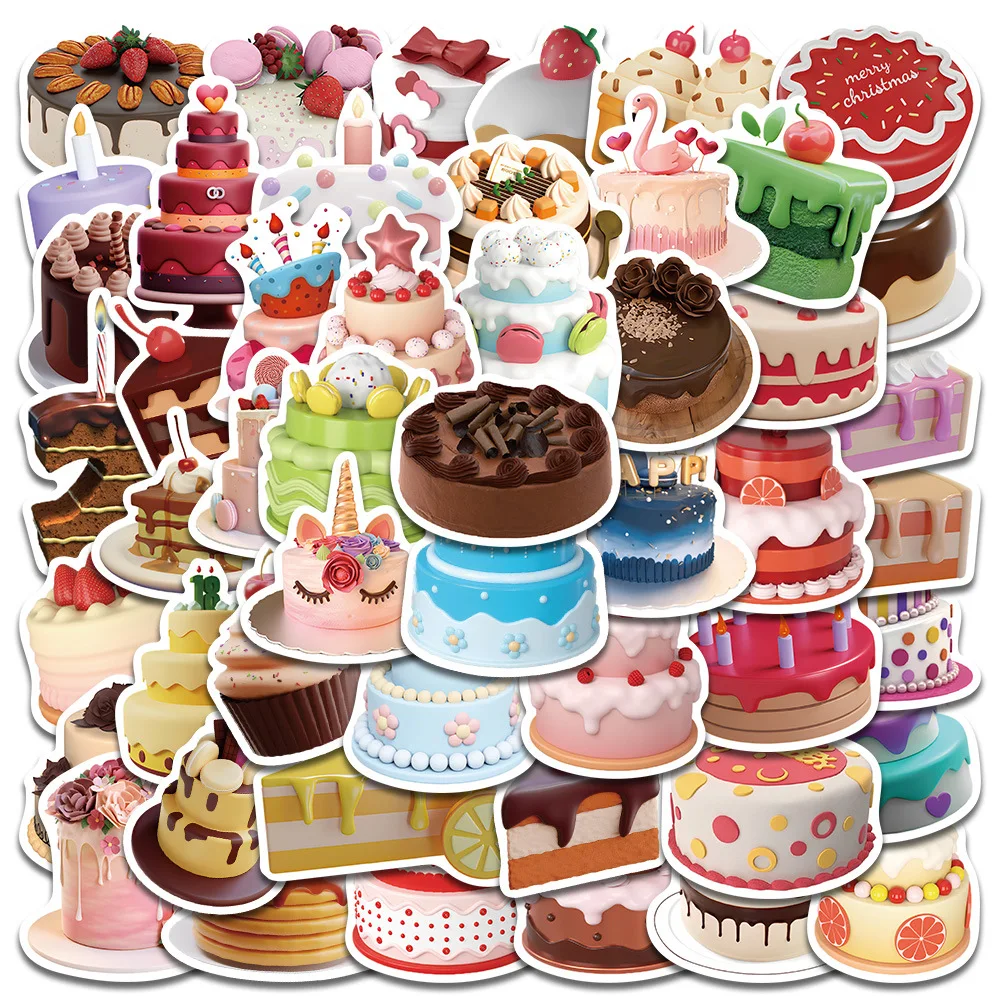 50 pcs/set 3D cartoon Birthday cake stickers suitcase mobile phone computer cup graffiti waterproof stickers
50 pcs/set 3D cartoon Birthday cake stickers suitcase mobile phone computer cup graffiti waterproof stickers