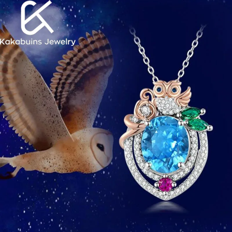 Fashion Blue Crystal Necklace Owl Luxury Pendant Animal Jewelry Accessories Anniversary Holiday Gift 
Fashion Blue Crystal Necklace Owl Luxury Pendant Animal Jewelry Accessories Anniversary Holiday Gift