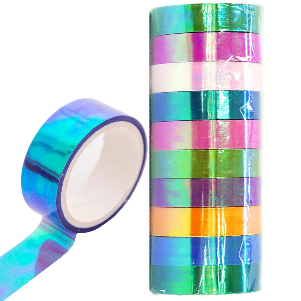 10Rolls Colorful Stationery Tape Fun Office Tape Cool Decorative self-Adhesive Waterproof Tape Photo Album DIY Collage Tape
10Rolls Colorful Stationery Tape Fun Office Tape Cool Decorative self-Adhesive Waterproof Tape Photo Album DIY Collage Tape