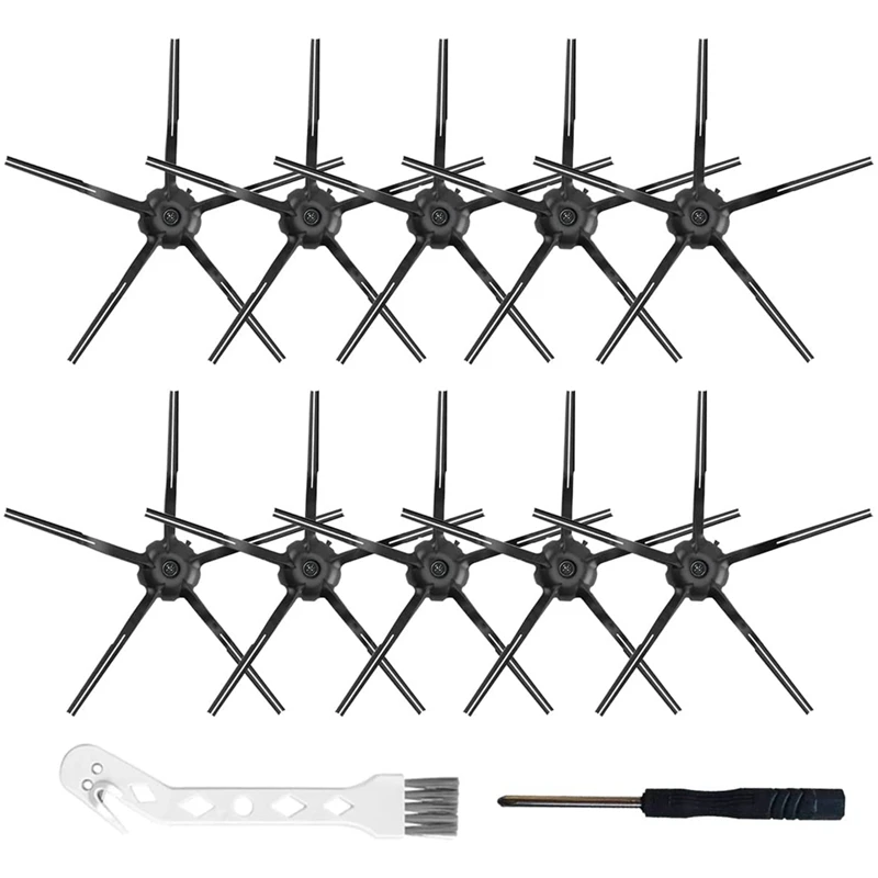 10Pcs Robot Vacuum Cleaner Black Soft Silicone Side Brush Spare Parts For Roborock S7 S6 Maxv S6 S6 Pure E4 S4 Max S4 S5 Max S5
10Pcs Robot Vacuum Cleaner Black Soft Silicone Side Brush Spare Parts For Roborock S7 S6 Maxv S6 S6 Pure E4 S4 Max S4 S5 Max S5