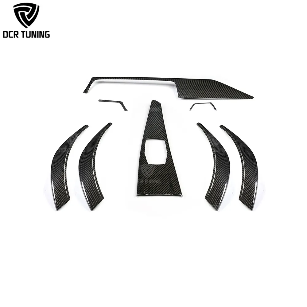 8 PCS/set Dry Carbon Fiber Interior Trims for BMW F30 F36 F80 M3 Car Inner Door Dashboard Console Panel Overlay 4-Door 2013-2019
8 PCS/set Dry Carbon Fiber Interior Trims for BMW F30 F36 F80 M3 Car Inner Door Dashboard Console Panel Overlay 4-Door 2013-2019