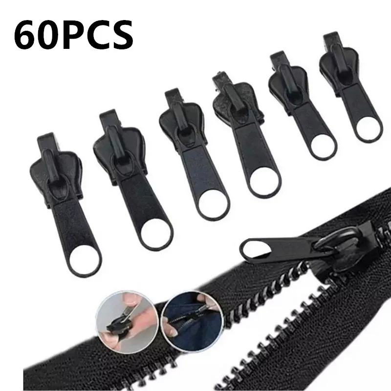 60/6pcs Instant Zipper Universal Instant Fix Zipper Repair Kit Replacement Zip Slider Teeth Rescue New Design for DIY Sew
60/6pcs Instant Zipper Universal Instant Fix Zipper Repair Kit Replacement Zip Slider Teeth Rescue New Design for DIY Sew