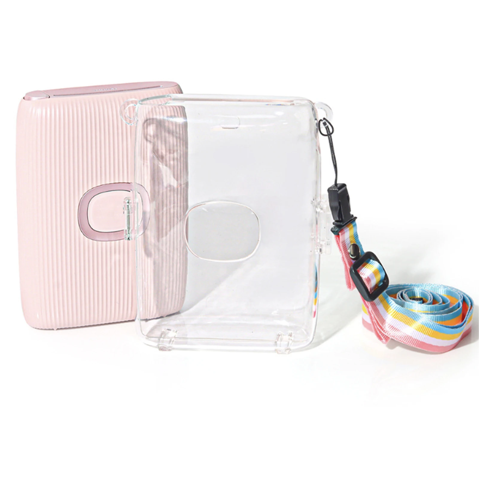 Link2 Protective Clear Case for Fujifilm Instax Mini Link 2 Instant Film Printer - Crystal Hard PVC Cover with Shoulder Strap
Link2 Protective Clear Case for Fujifilm Instax Mini Link 2 Instant Film Printer - Crystal Hard PVC Cover with Shoulder Strap